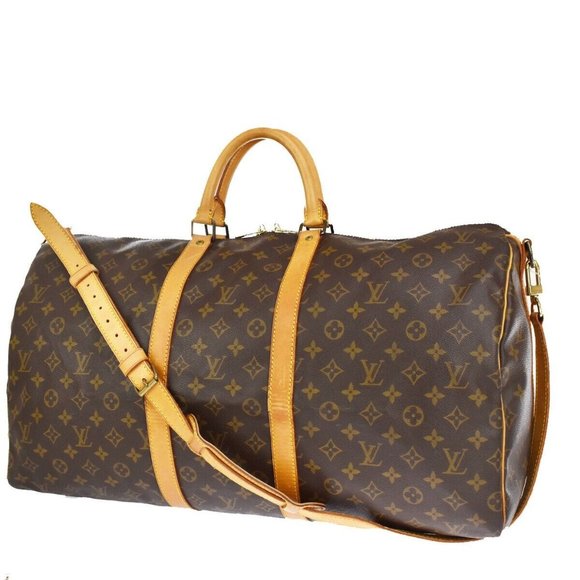 Keepall Bandouliere 55 Monogram Canvas 2way Hand Bag - Picture 1 of 9